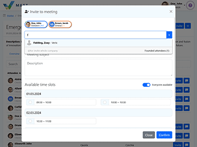 Pozvání na schůzku